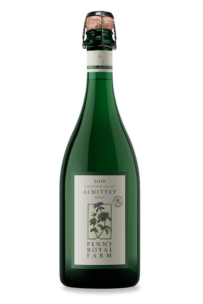 2016 Almittey Brut, Anderson Valley, Pennyroyal farm