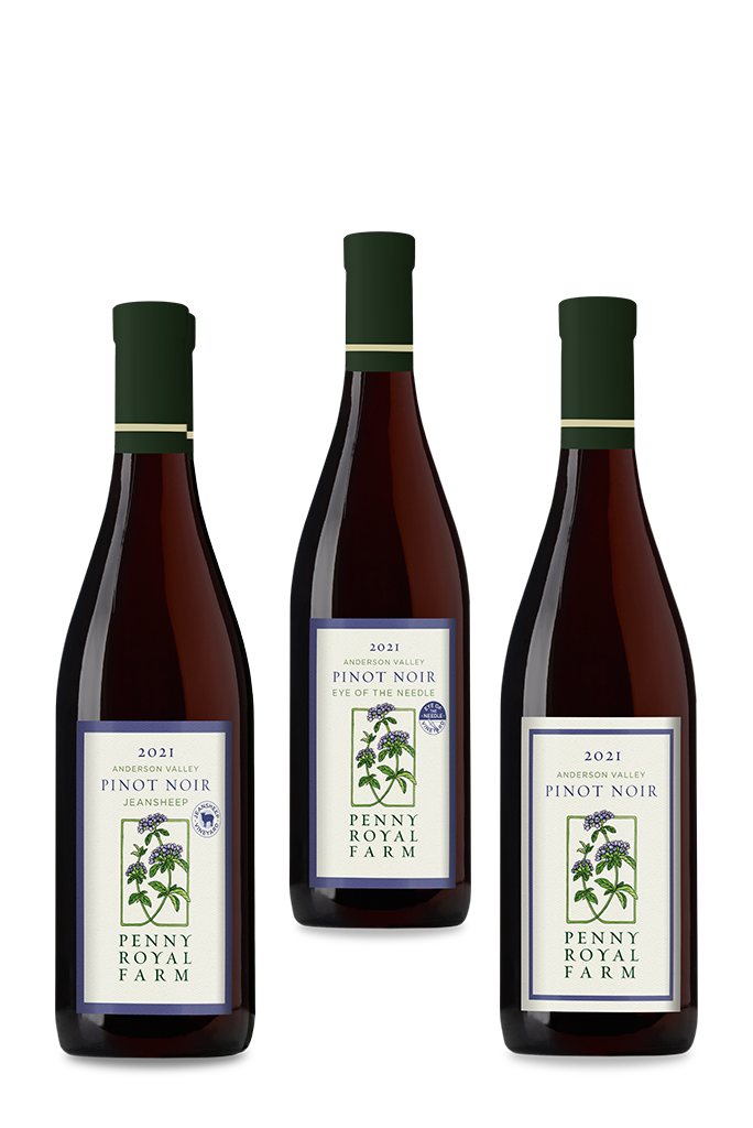 Pinot Noir, Anderson Valley, Pennyroyal Farm