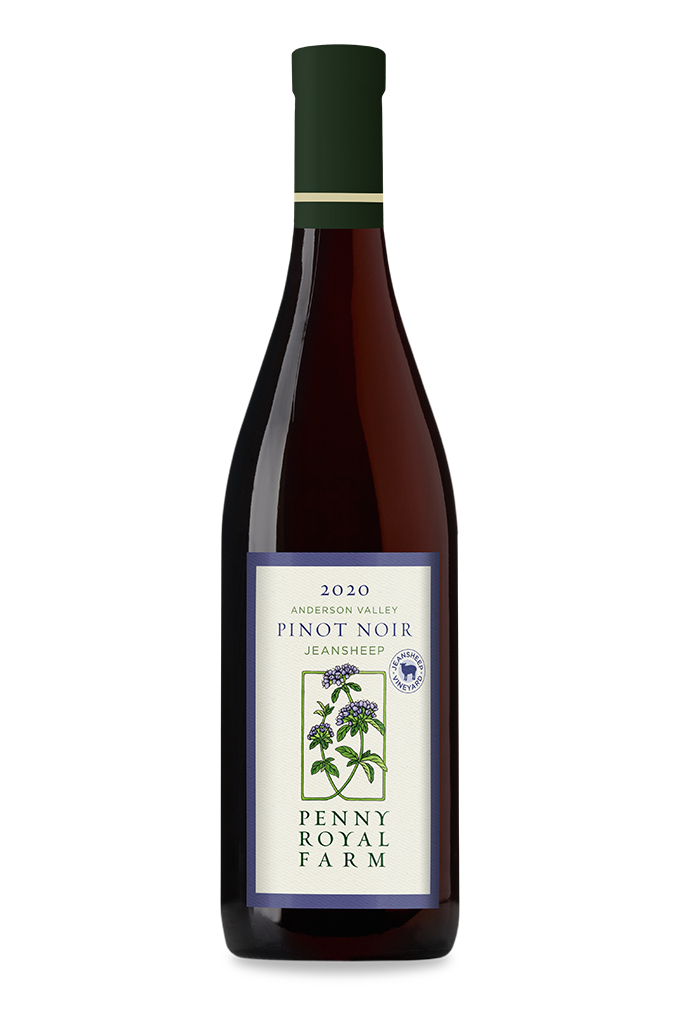 2020 Pinot Noir, Jeansheep Vineyard, Anderson Valley, Pennyroyal Farm