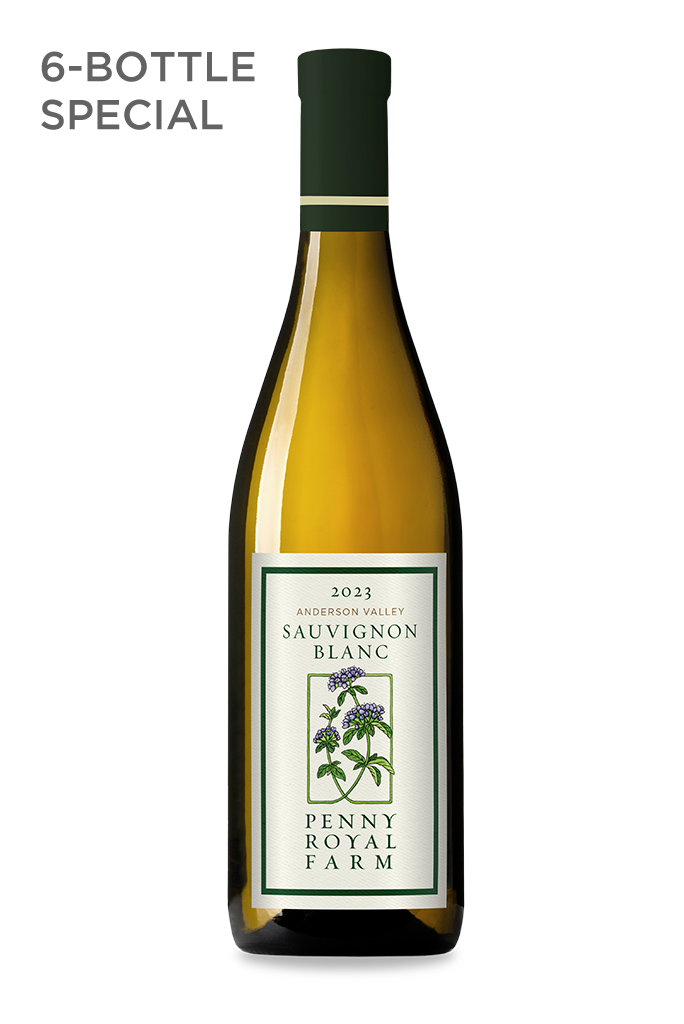 Sauvignon Blanc, Anderson Valley, 6-Bottle Pack, Pennyroyal Farm