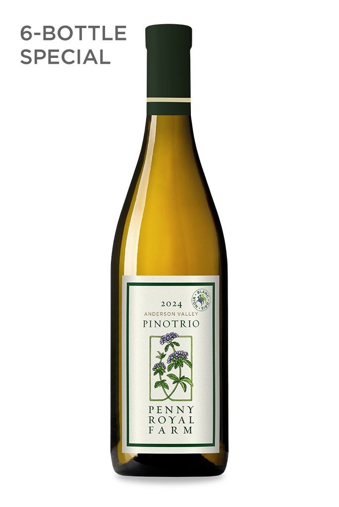 PinoTrio, Anderson Valley, Pennyroyal Farm, 6-Bottle Special
