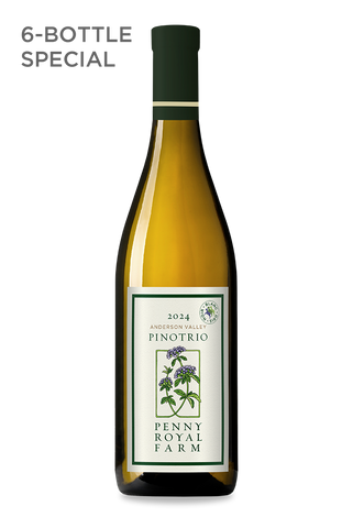 PinoTrio, Anderson Valley, Pennyroyal Farm, 6-Bottle Special