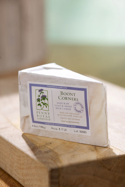 Boont Corners, Vintage Tomme, Pennyroyal Farm